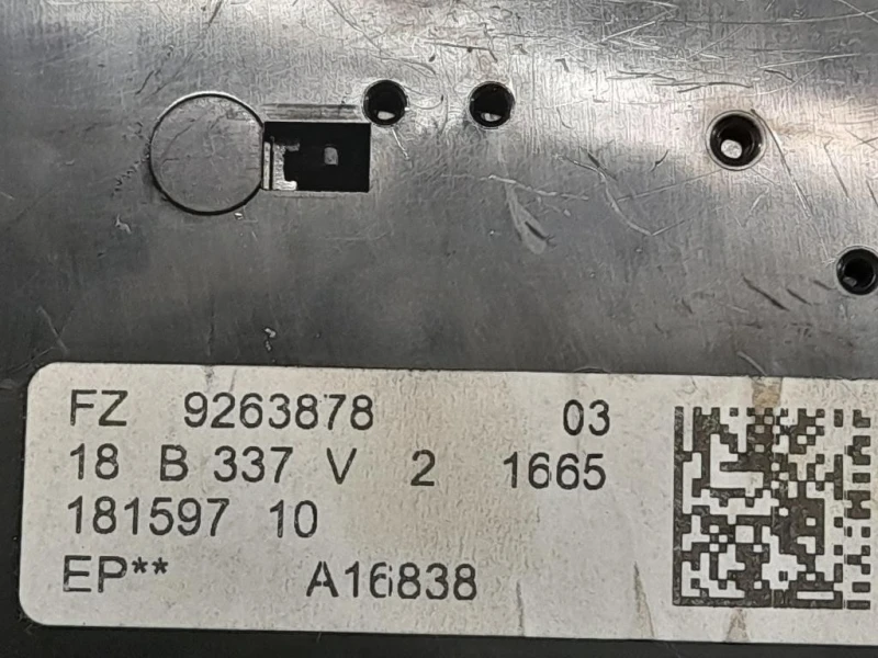 Interruttore Illuminazione 18159710 Bmw Serie 1 F20 Berlina 2012