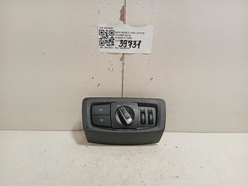 Interruttore Illuminazione 6824890 Bmw Serie 2 F45 Active Tourer 2018