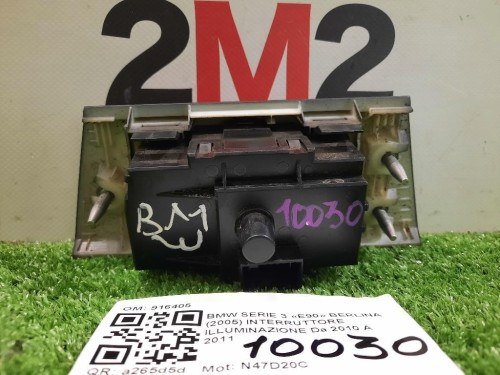 Interruttore Illuminazione 916405 Bmw Serie 3 E90 Berlina 2005
