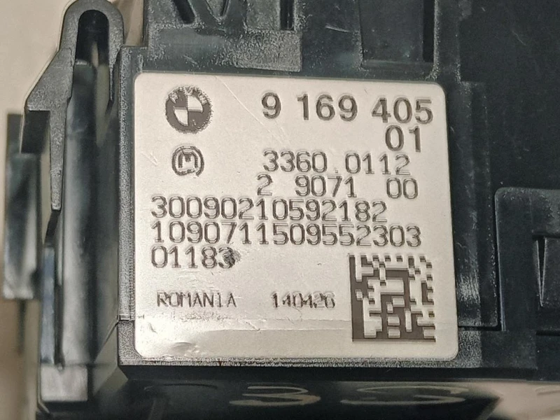 Interruttore Illuminazione 9 169 405-01 Bmw Serie 3 E90 Berlina 2005