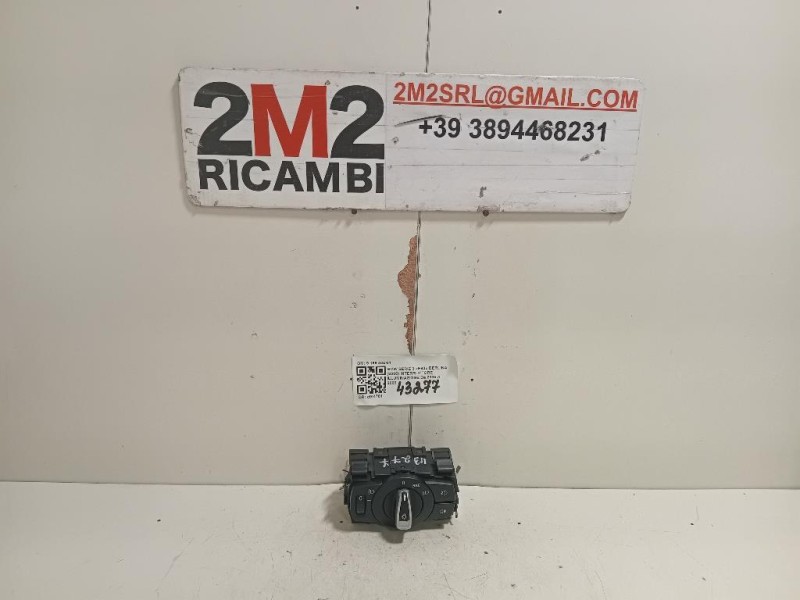 Interruttore Illuminazione 9 169 405-01 Bmw Serie 3 E90 Berlina 2005