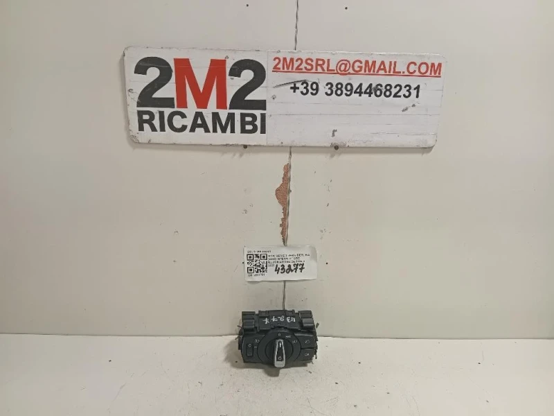 Interruttore Illuminazione 9 169 405-01 Bmw Serie 3 E90 Berlina 2005