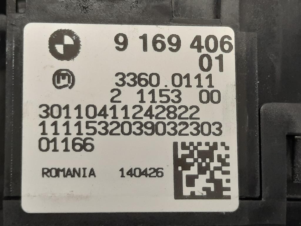 Interruttore Illuminazione 9 169 406-01 Bmw Serie 3 E91 Touring 2005