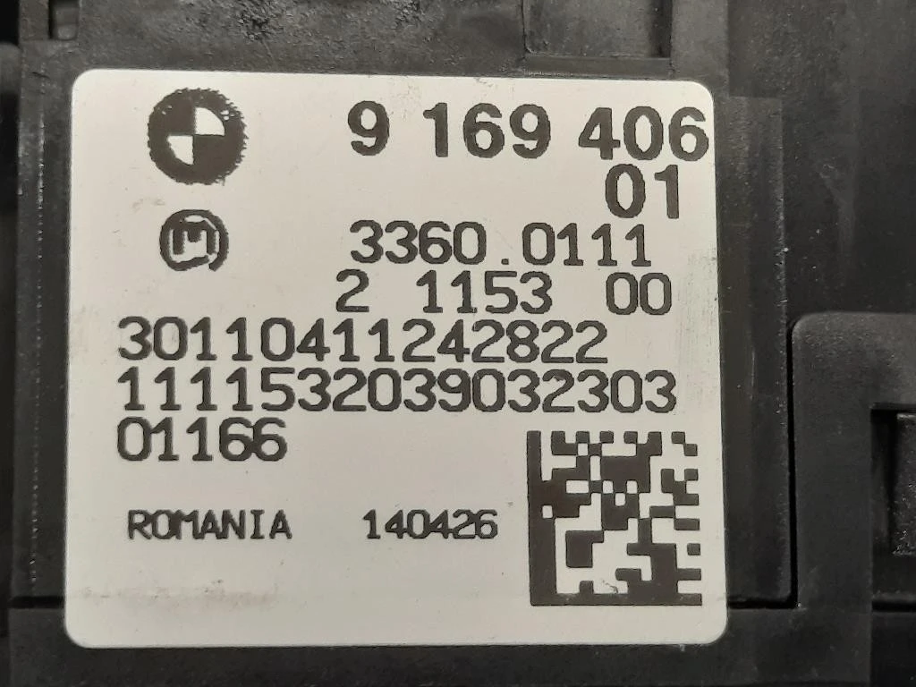 Interruttore Illuminazione 9 169 406-01 Bmw Serie 3 E91 Touring 2005