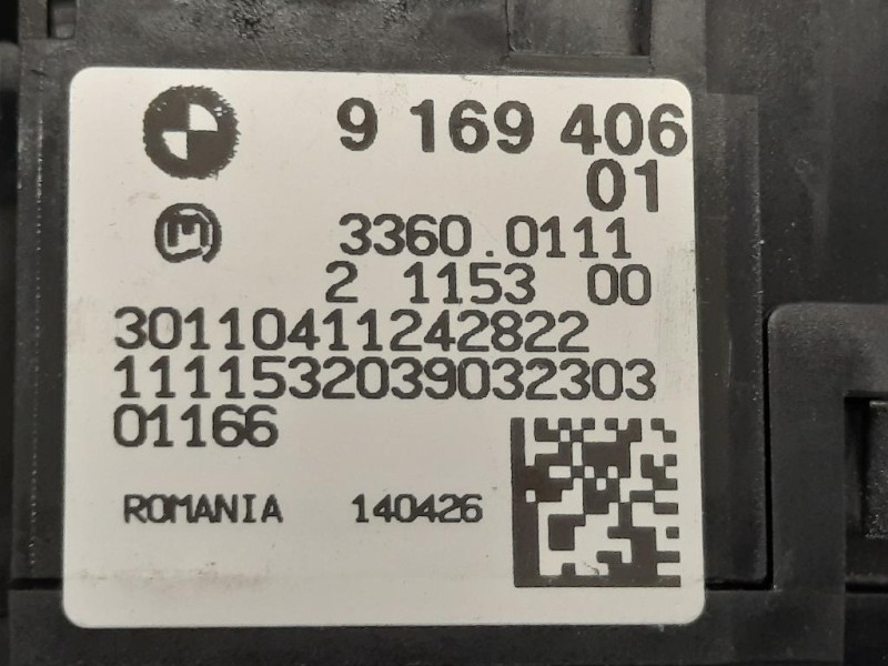 Interruttore Illuminazione 9 169 406-01 Bmw Serie 3 E91 Touring 2005