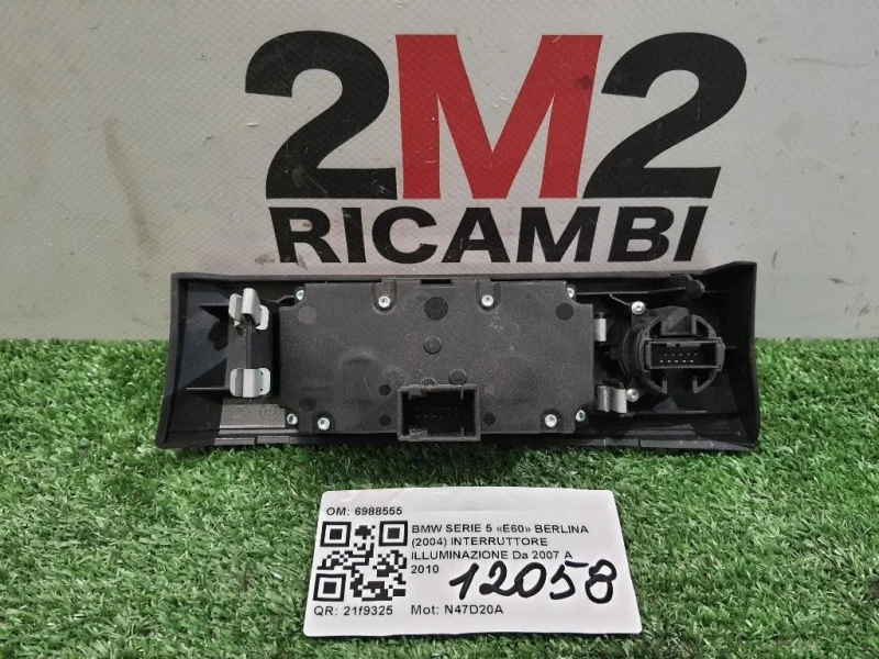 Interruttore Illuminazione 6988555 Bmw Serie 5 E60 Berlina 2004