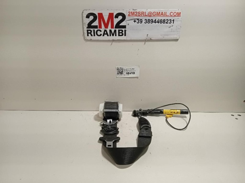 Cintura DI Sicurezza Sedile ANT DX 34040559 Opel Meriva B 2010