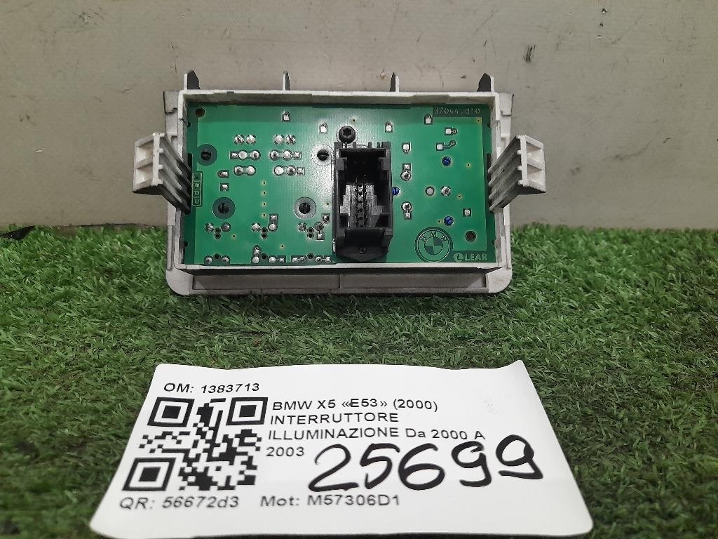 Interruttore Illuminazione 1383713 Bmw X5 E53 2000
