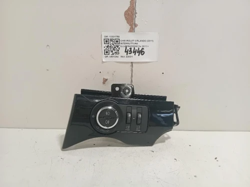 Interruttore Illuminazione 13301758 Chevrolet Orlando 2011