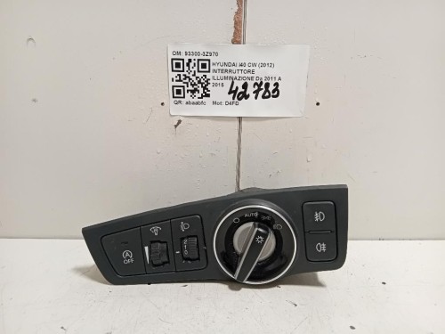 Interruttore Illuminazione 93300-3Z970 Hyundai I40 CW 2012