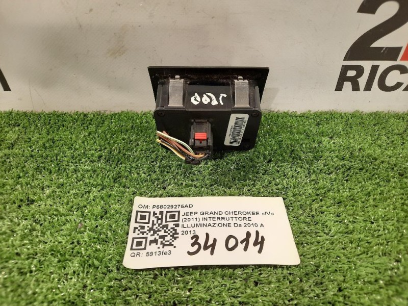 Interruttore Illuminazione P68029275AD Jeep Grand Cherokee IV 2011