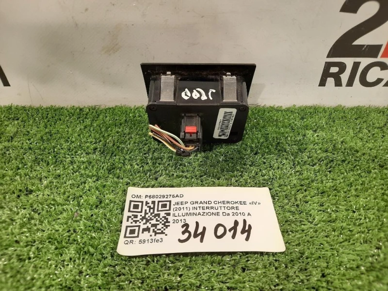 Interruttore Illuminazione P68029275AD Jeep Grand Cherokee IV 2011