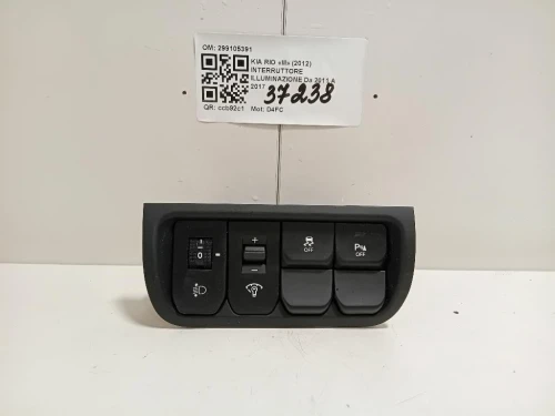 Interruttore Illuminazione 299105391 Kia RIO III 2012
