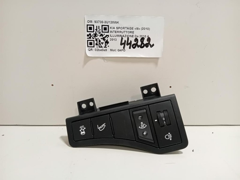 Interruttore Illuminazione 93700-3U120WK Kia Sportage III 2010