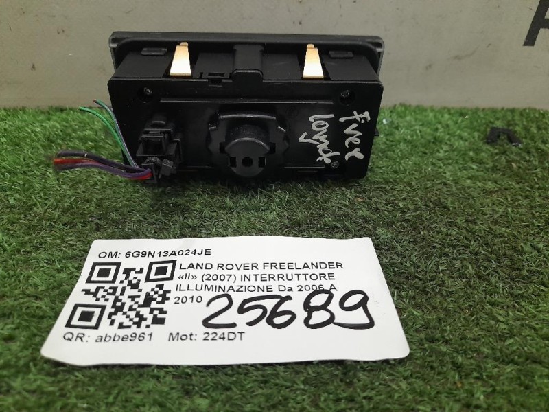 Interruttore Illuminazione 6G9N13A024JE Land Rover Freelander II 2007