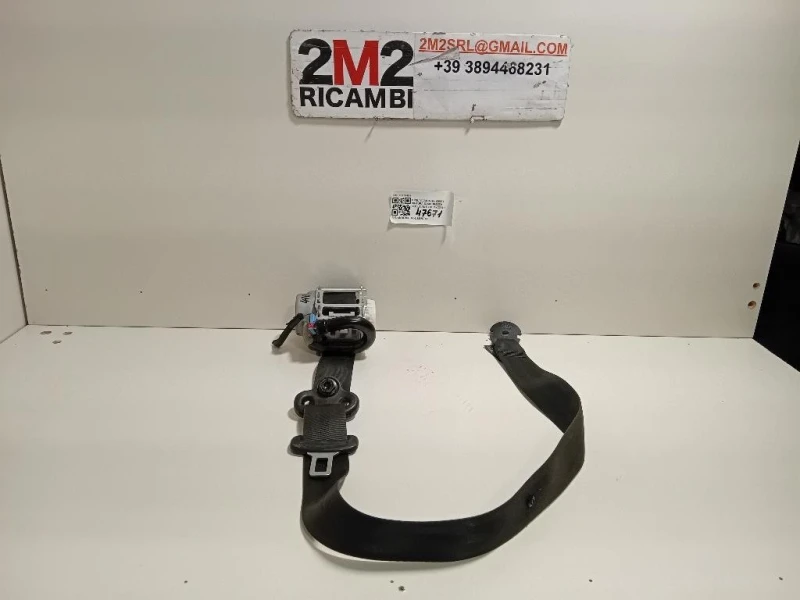 Cintura DI Sicurezza Sedile ANT DX 93459451 Opel Vivaro A 2007