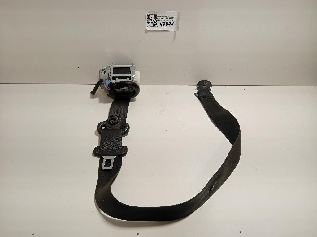 Cintura DI Sicurezza Sedile ANT DX 93459451 Opel Vivaro A 2007