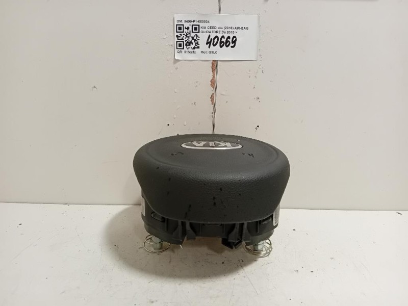 Air-bag Guidatore 0499-P1-000034 Kia CEED II 2016