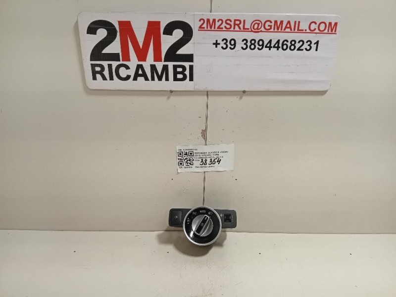 Interruttore Illuminazione A2049053103 Mercedes Classe B W246 2012