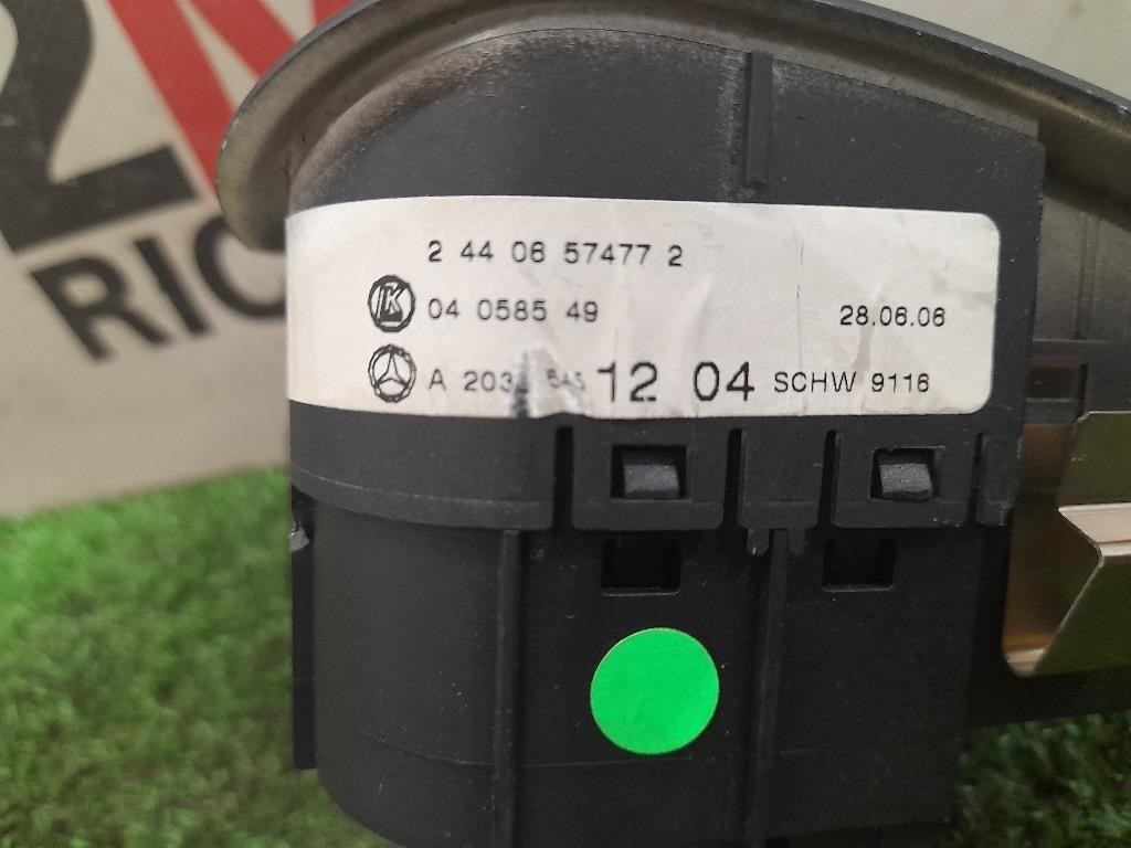 Interruttore Illuminazione A2035451204 Mercedes Classe C W203 2000