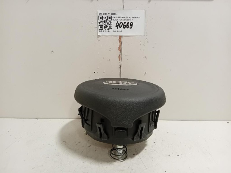 Air-bag Guidatore 0499-P1-000034 Kia CEED II 2016
