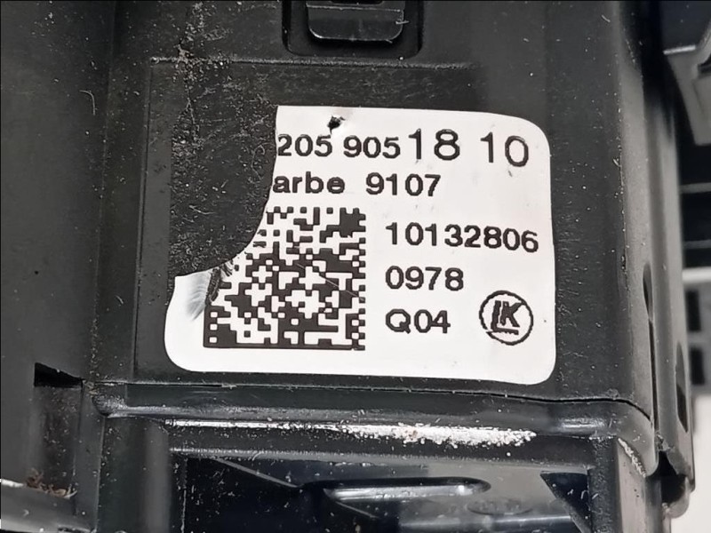 Interruttore Illuminazione A2059051810 Mercedes Classe GLC X253 2016