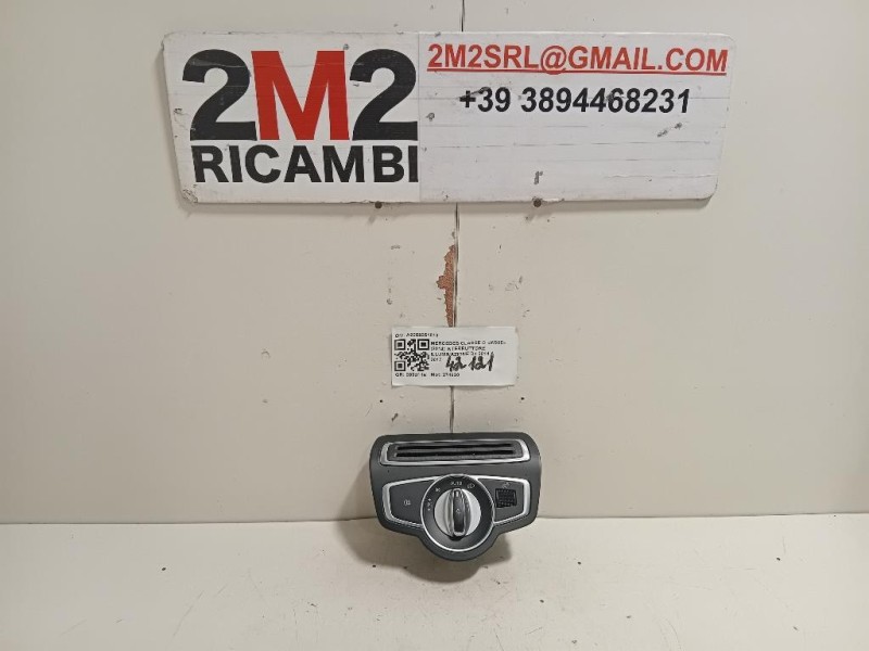 Interruttore Illuminazione A2059051810 Mercedes Classe GLC X253 2016