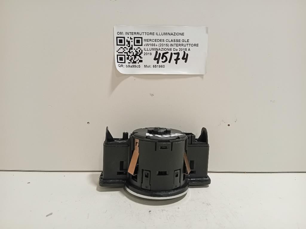Interruttore Illuminazione INTERRUTTORE ILLUMINAZIONE Mercedes Classe GLE W166 2015