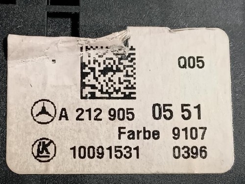 Interruttore Illuminazione A2129050551 Mercedes Classe GLE W166 2015