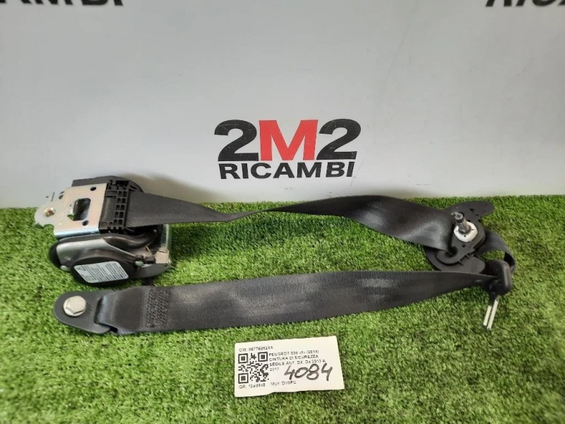 Cintura DI Sicurezza Sedile ANT DX 96776852XX Peugeot 308 II 2014