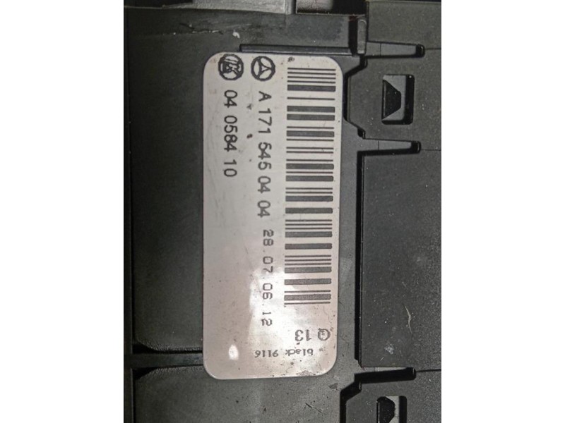 Interruttore Illuminazione A1715450404 Mercedes Classe SLK R171 2004