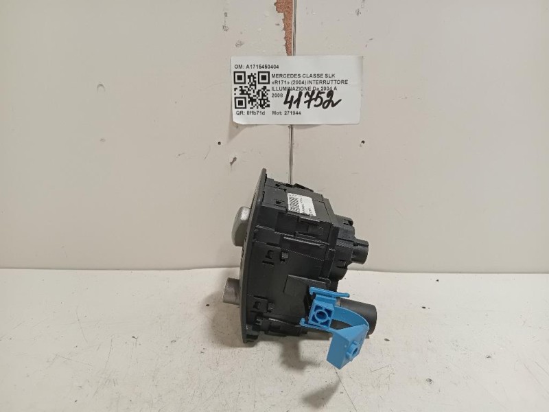 Interruttore Illuminazione A1715450404 Mercedes Classe SLK R171 2004