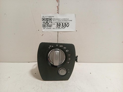 Interruttore Illuminazione A1715450404 Mercedes Classe SLK R171 2004