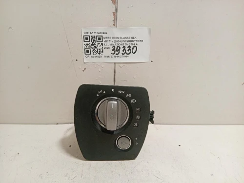 Interruttore Illuminazione A1715450404 Mercedes Classe SLK R171 2004