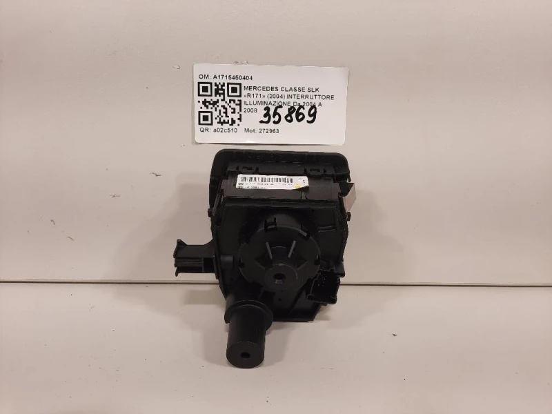 Interruttore Illuminazione A1715450404 Mercedes Classe SLK R171 2004
