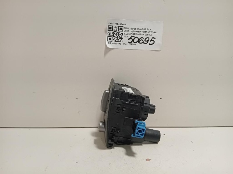Interruttore Illuminazione 1715450404 Mercedes Classe SLK R171 2004