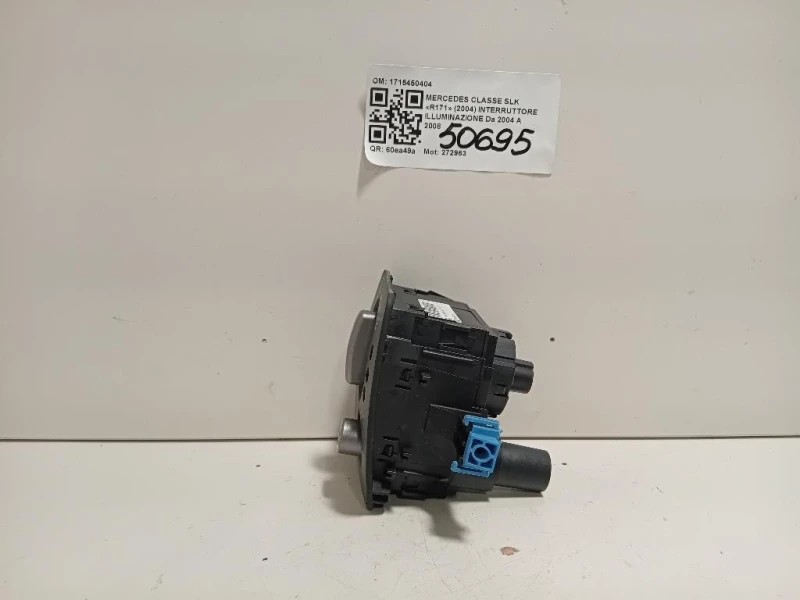 Interruttore Illuminazione 1715450404 Mercedes Classe SLK R171 2004