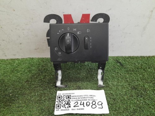 Interruttore Illuminazione A6395450204 Mercedes VITO W639 2004