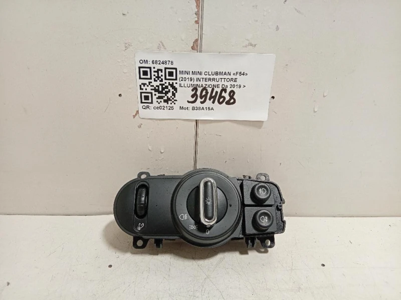 Interruttore Illuminazione 6824878 Mini MINI Clubman F54 2019