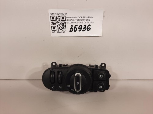 Interruttore Illuminazione 6824880 01 Mini MINI Cooper R56 2007