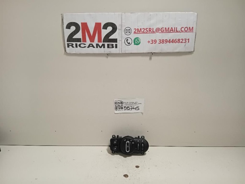 Interruttore Illuminazione 9865847 Mini MINI Cooper R57 Cabrio 2007