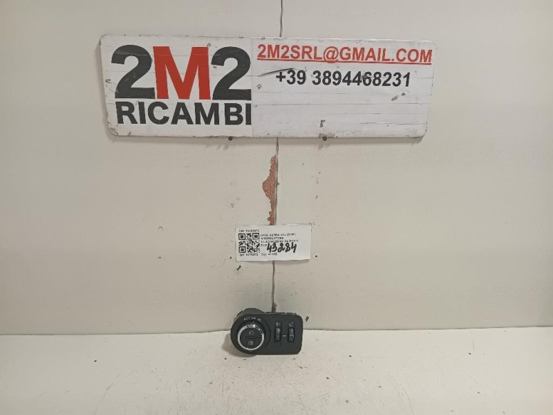 Interruttore Illuminazione 13493472 Opel Astra K 2016