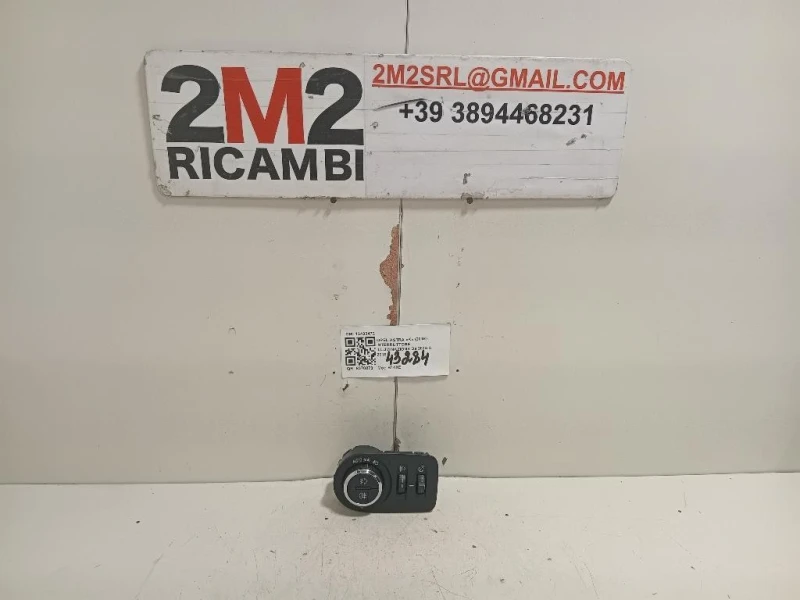 Interruttore Illuminazione 13493472 Opel Astra K 2016