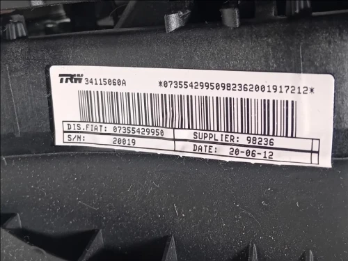 Air-bag Guidatore 34115060A LANCIA CHRYSLER YPSILON Lancia Ypsilon III 2011