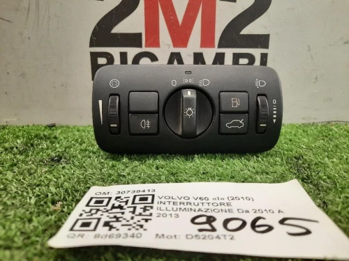 Interruttore Illuminazione 30739413 Volvo V60 I 2010