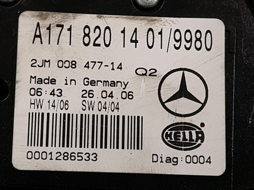 Interruttore LUCE Interna A1718201401 Mercedes Classe SLK R171 2004