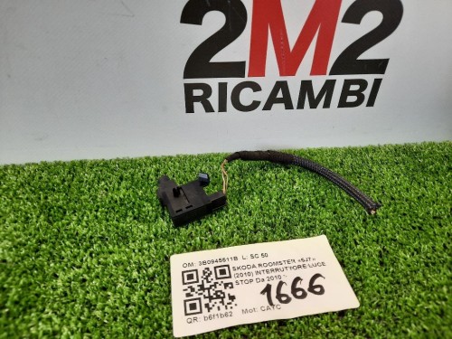 Interruttore LUCE STOP 3B0945511B Skoda Roomster 5J7 2010