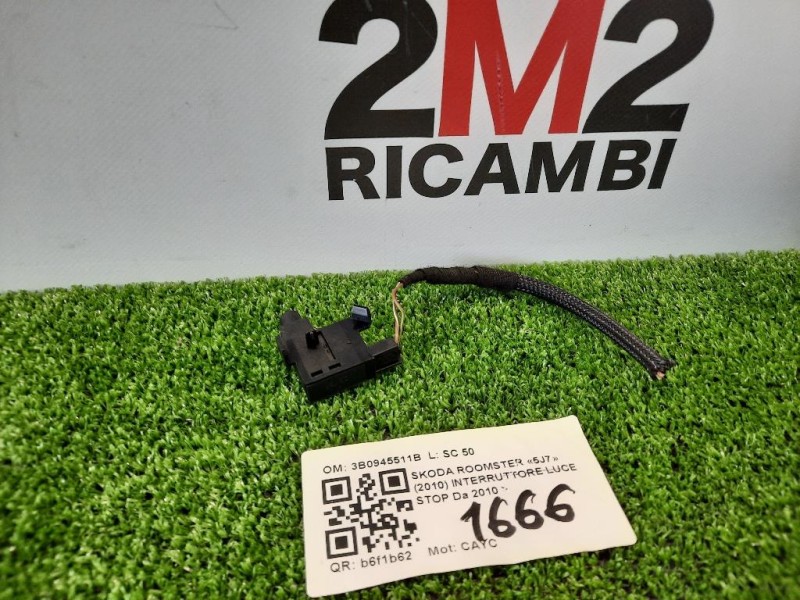 Interruttore LUCE STOP 3B0945511B Skoda Roomster 5J7 2010