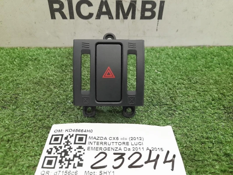 Interruttore LUCI Emergenza KD45664H0 Mazda CX5 I 2012