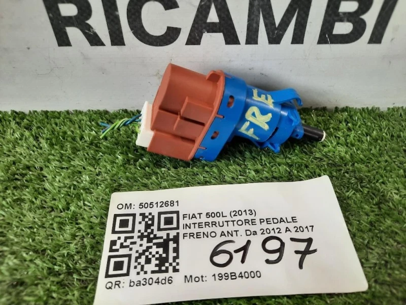 Interruttore Pedale Freno ANT 50512681 Fiat 500L 2013